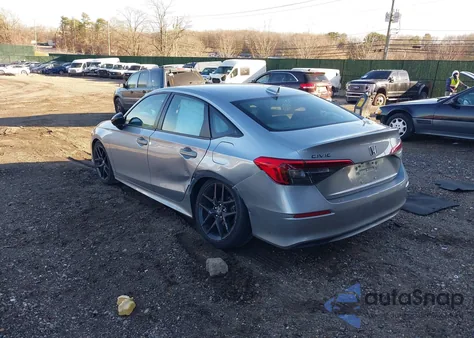 2024 Honda Civic Sport из США, поврежденный, VIN 2HGFE2F51RH508336